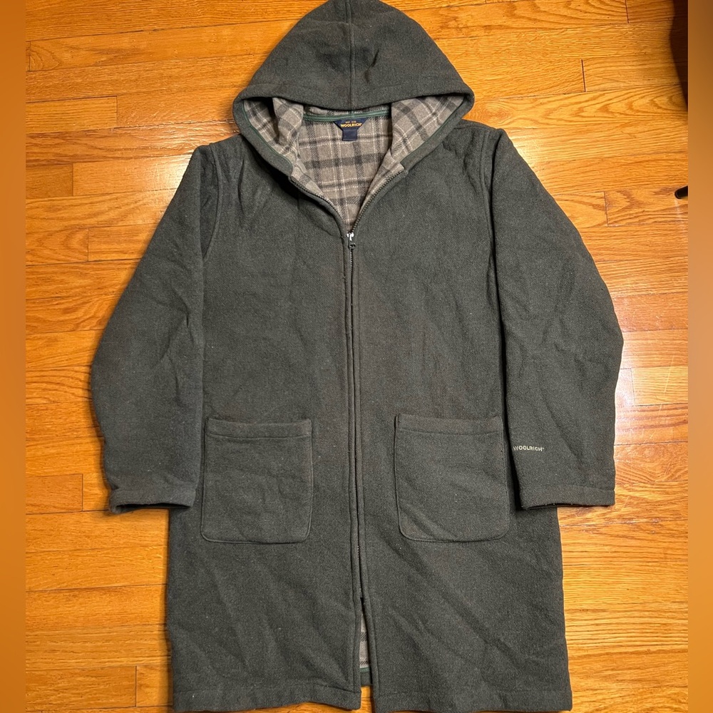 Vintage Woolrich parka wool coat